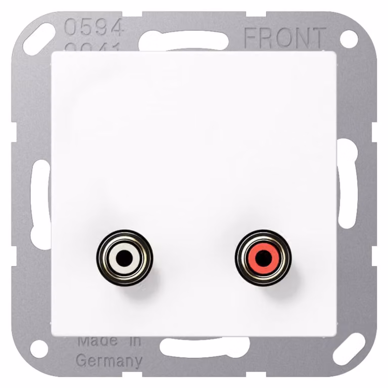 Jung connessione multimediale aws cinch/mini jack 3,5 MA A 1021 WW