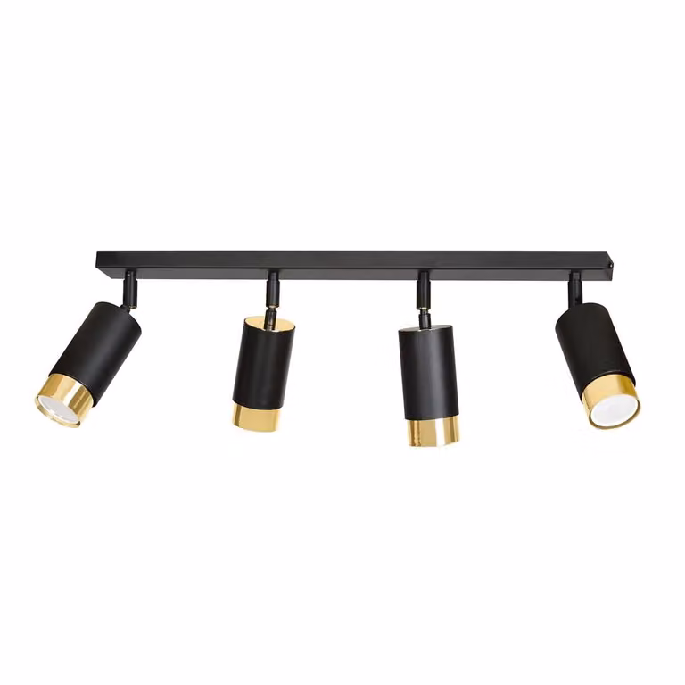 LAMPADA DA SOFFITTO Emibig 4xGU10 30W HIRO 4 BL/GOLD 965/4