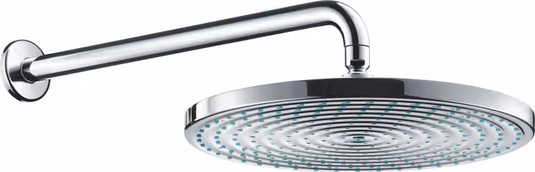hansgrohe Raindance S Douche de tête 300 1jet avec bras de douche 390mm, chrome, 27493000, 27493000
