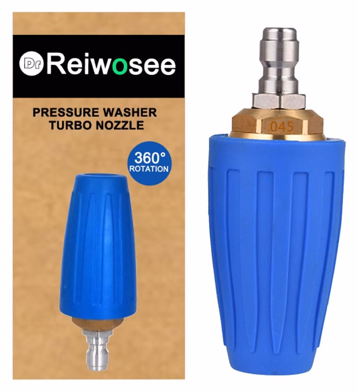 Omgoods - Spruzzatore turbo rotante per idropulitrici ad alta pressione