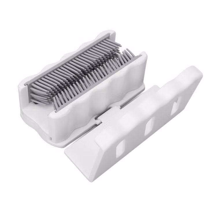 Filtra-capelli, riutilizzabile, rimovibile, portatile, filtrazione efficace, filtra-capelli da parete per lo scarico della vasca da bagno, bianco