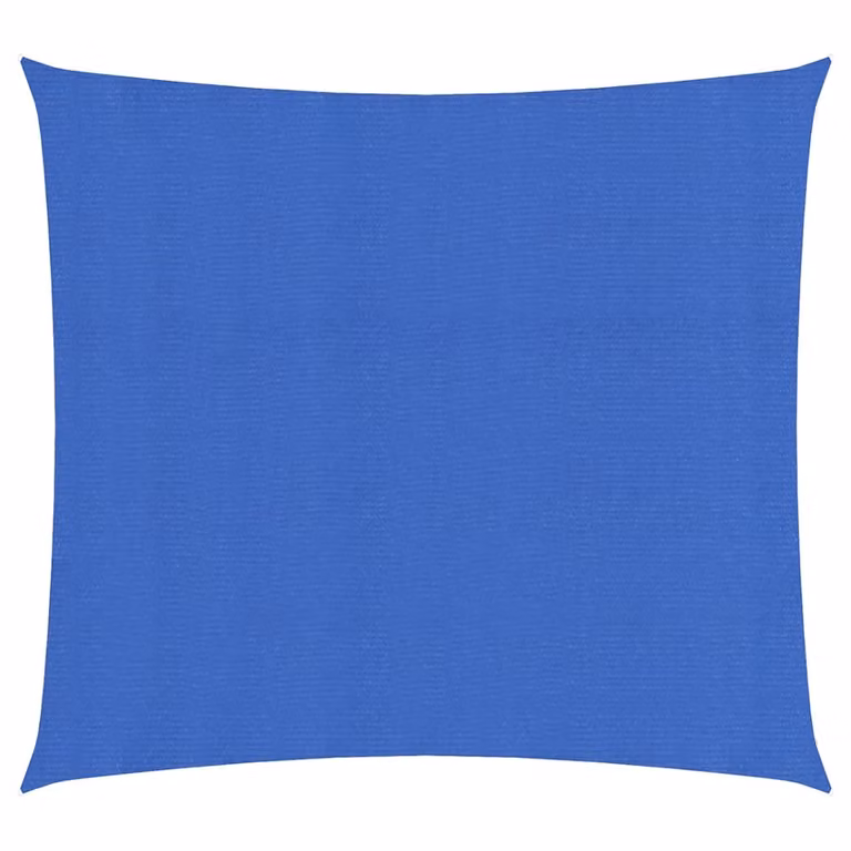 The Living Store Tenda da sole 160 g/m² Blu 2,5x2,5 m HDPE