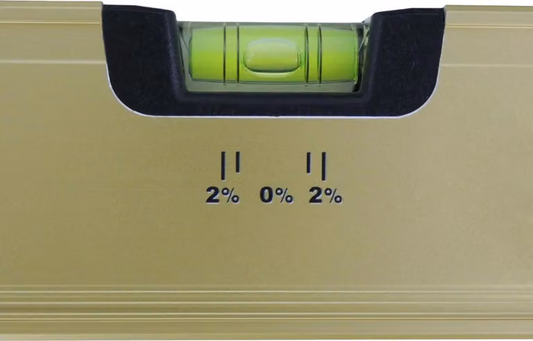 Livella DEWEPRO TOP-L, 3 fiale 2 impugnature 0,3mm/m 120cm 1,2m