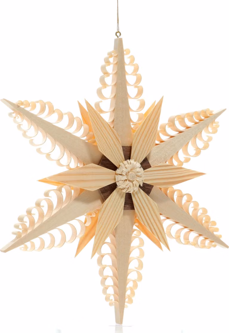Decorazione per finestra a forma di stella (entrambi i lati) LxHxP=22x22x4cm NUOVO