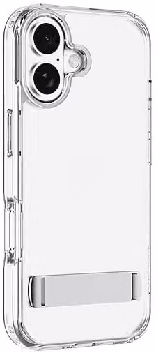 Cover Clear Stand Cellularline per Apple iPhone 17, Trasparente