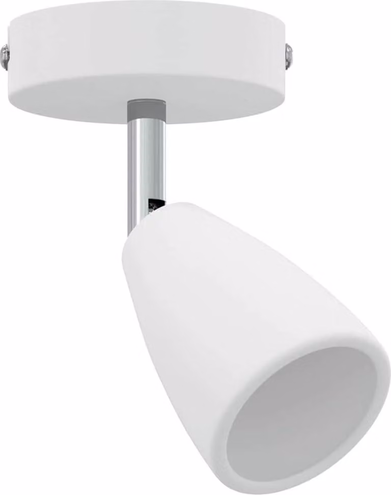 Faretto da soffitto Bianco 8 x 8 x 14 cm Metallo
