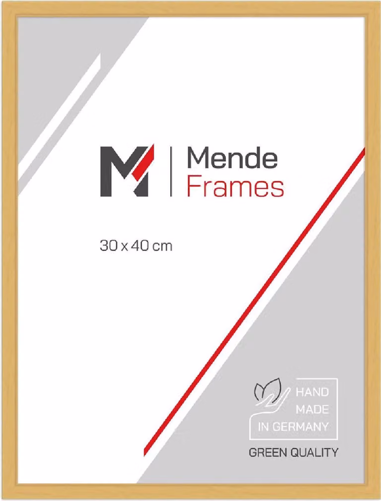 Cornice per foto MendeFrames H011 Natur 40x40 cm con vetro antiriflesso