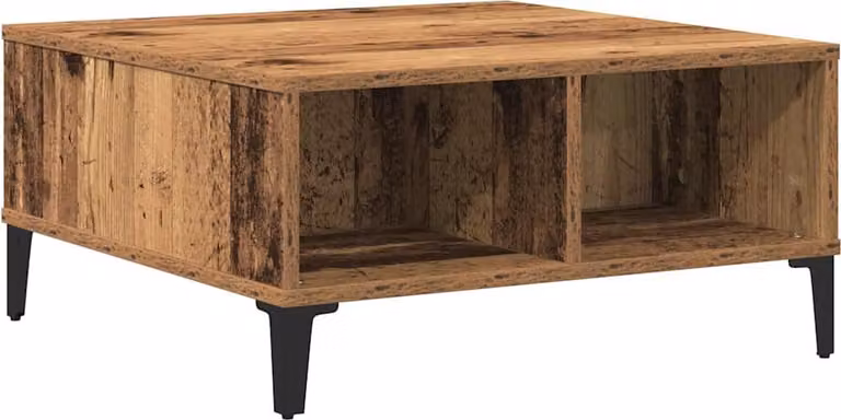 Tavolino da salotto Legno vecchio 60 x 60 x 30 cm