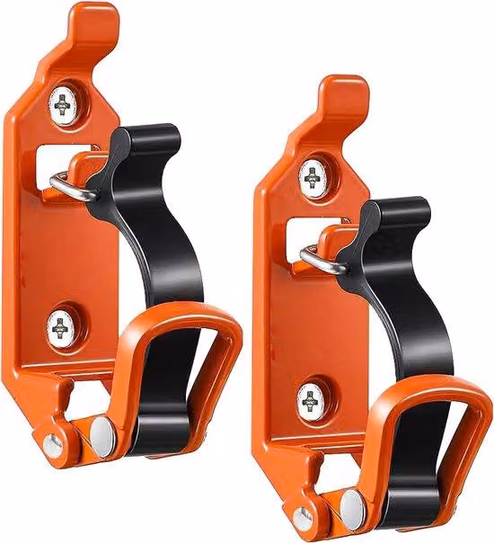 2 supporti per pala - sistemi di fissaggio robusti per pale - accessori per l'organizzazione del garage - staffe di fissaggio a parete