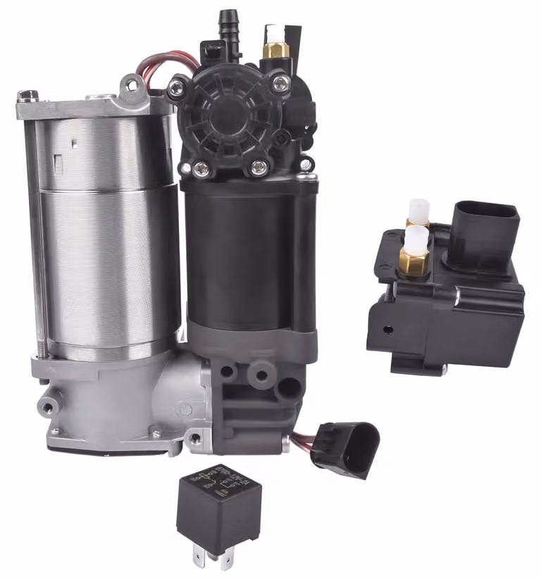 Compressore per sospensioni pneumatiche - Compressore per sospensioni ad aria - Adatto per Serie 5 GT F07 F11 - Compatibile con modelli 518d, 520i, 525d - Sostituisce i codici originali 37206784137 e 37206789165