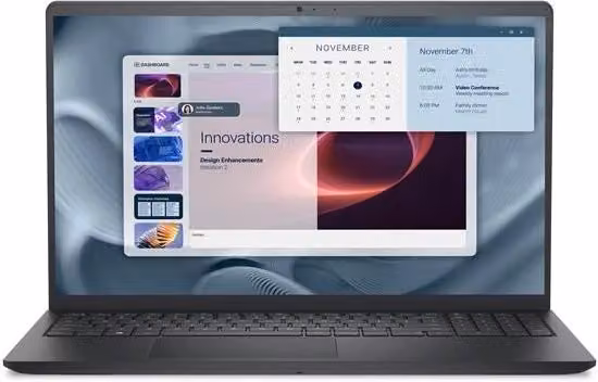 Dell Pro 15 Essential PV15250 Notebook da 15,6 pollici, Intel Core i5 1334U, Iris Xe, 8 GB RAM, 512 GB SSD, Windows 11 Pro, Grigio