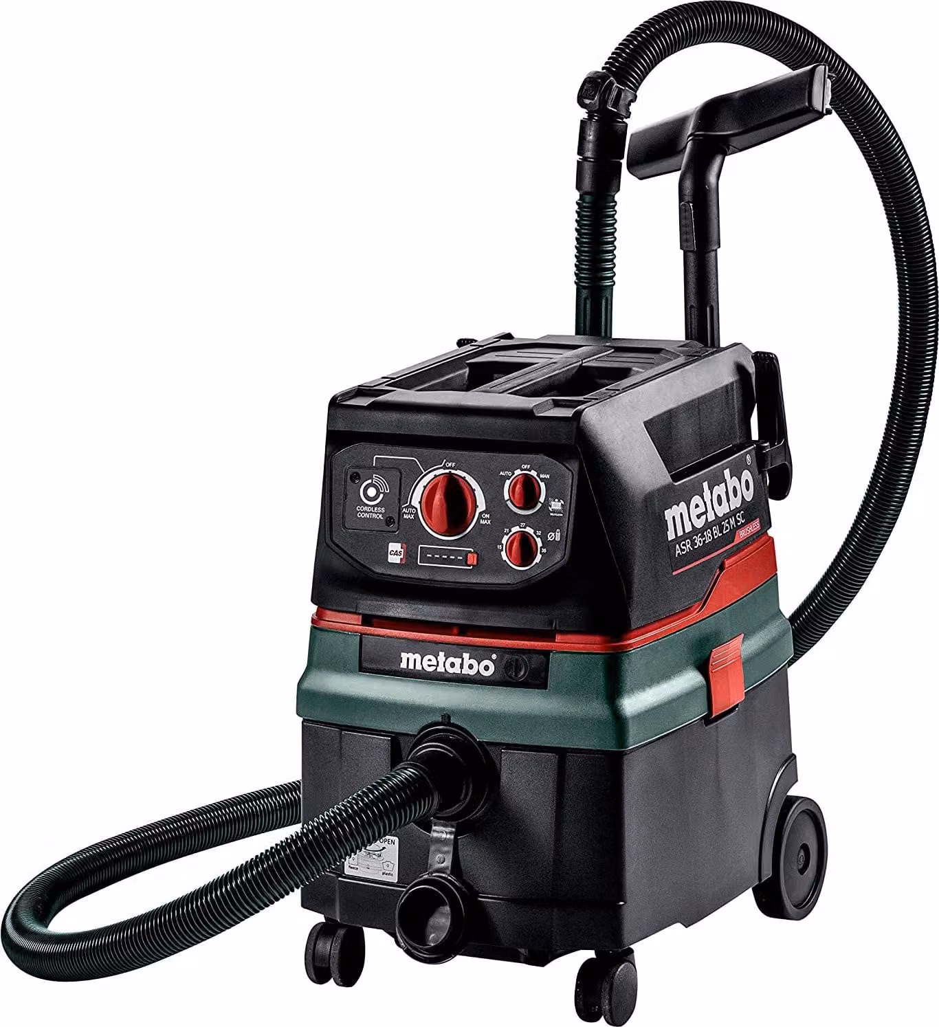 Metabo Akku Nass- Trockensauger ASR 36-18 BL 25 M SC (ohne Akku, mit Zubehör)