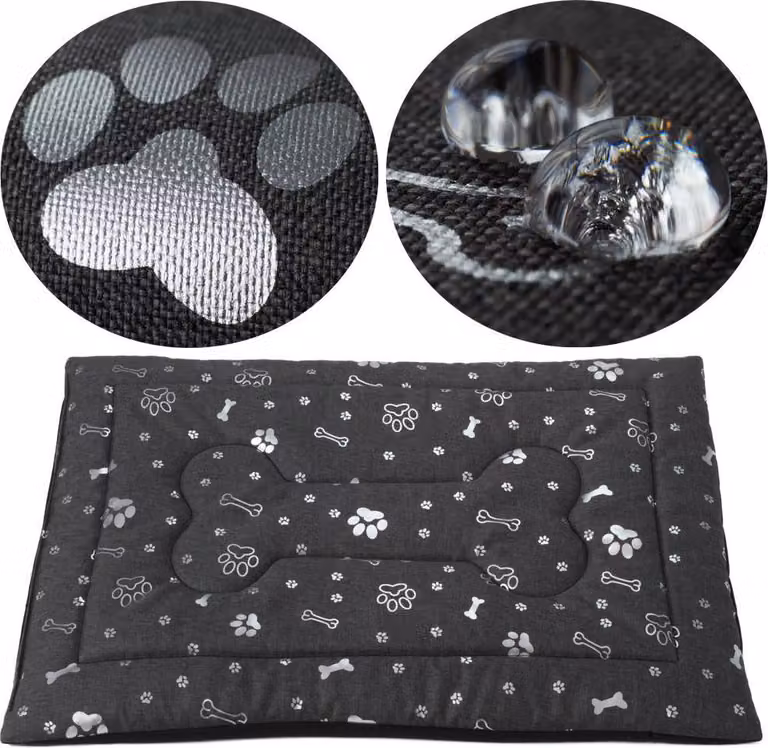 Letto per cani, letto per gatti, tappetino per cani, Welsti grigio scuro XL 130x90