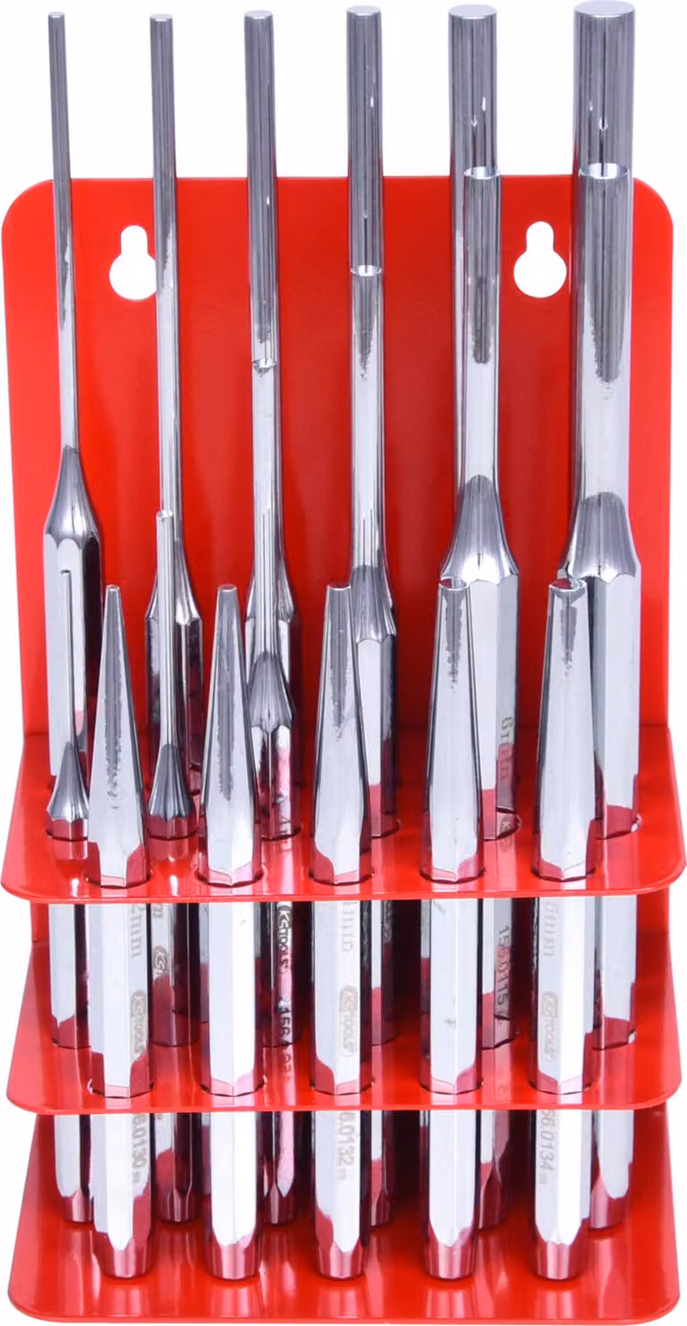 KS TOOLS Set di punzoni per deriva da 17 pezzi ( 156.0180 )