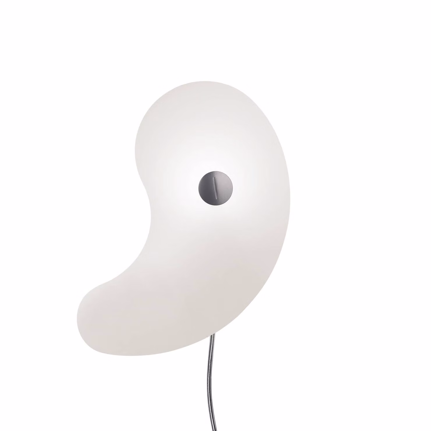 Foscarini Applique da parete di design Bit 1, Bianco / Opale, Soggiorno / Sala da pranzo, Vetro, Design, Applique