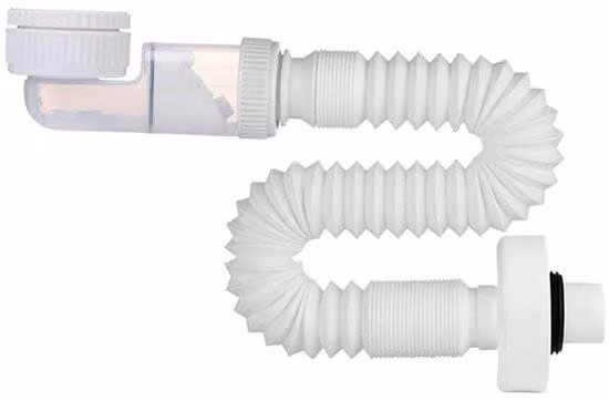 Rubinetto compatto - tubo flessibile di scarico - 1 1/4 pollici