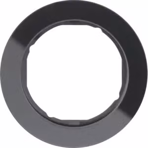 Berker 10112016 Cornice in vetro, nera Serie R.classic