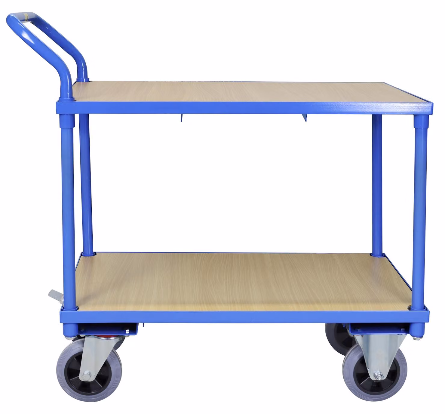 Carrello di trasporto ADB Carrello portamateriale a 2 ripiani Azzurro