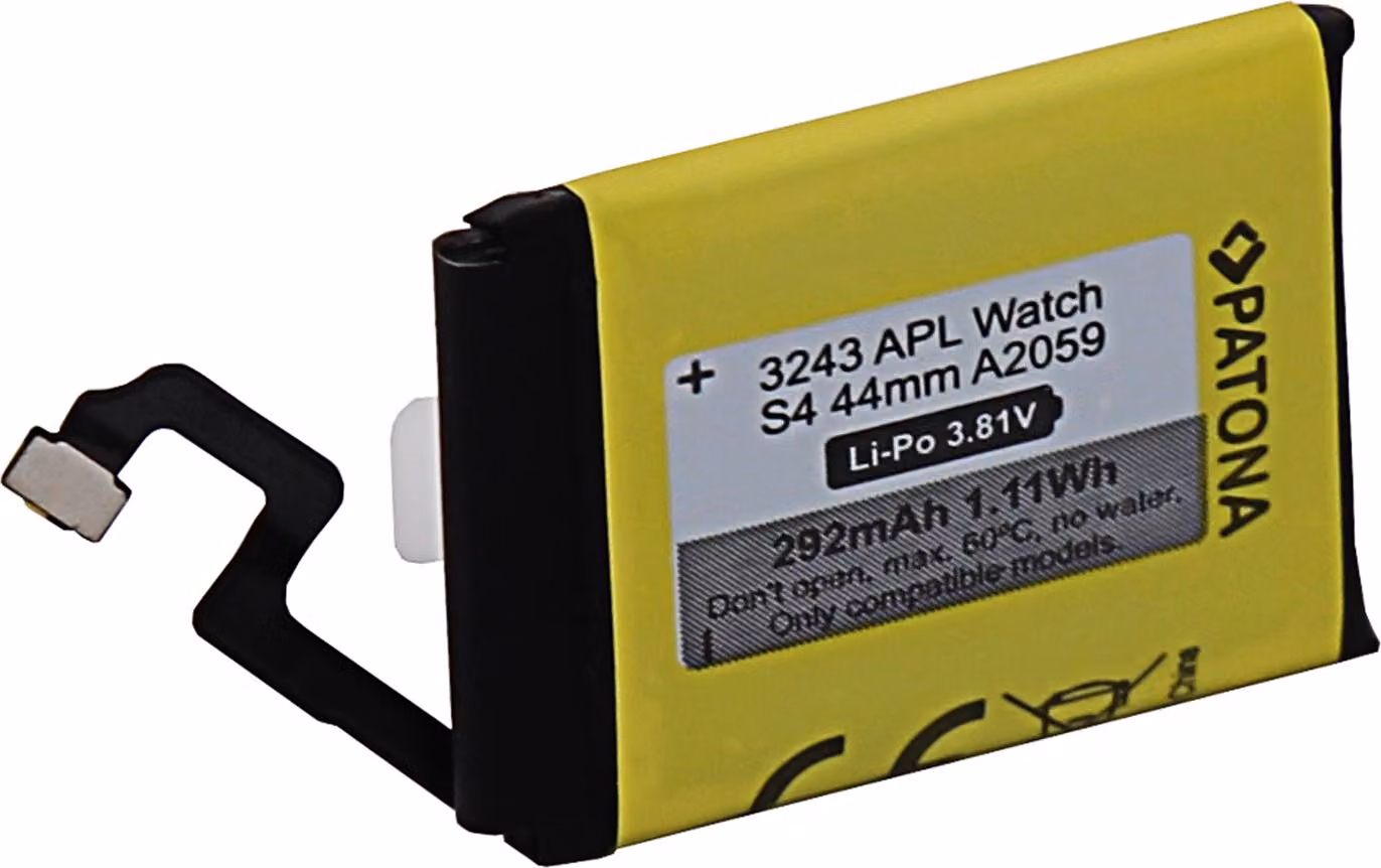 Batteria PATONA per Apple Watch Serie 4, modello 44mm, codice A2059