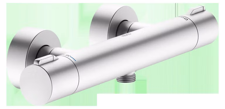 KEUCO PLAN blue Mitigeur thermostatique pour douche, montage mural apparent, 53926171001, 53926171001