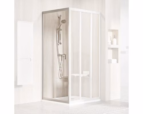 Schermo doccia per porta doccia RAVAK Supernova APSS-75 198 satinato+trasparente 94030UR2Z1