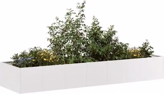 Fioriera 280x80x40 cm in Acciaio Inox 860763