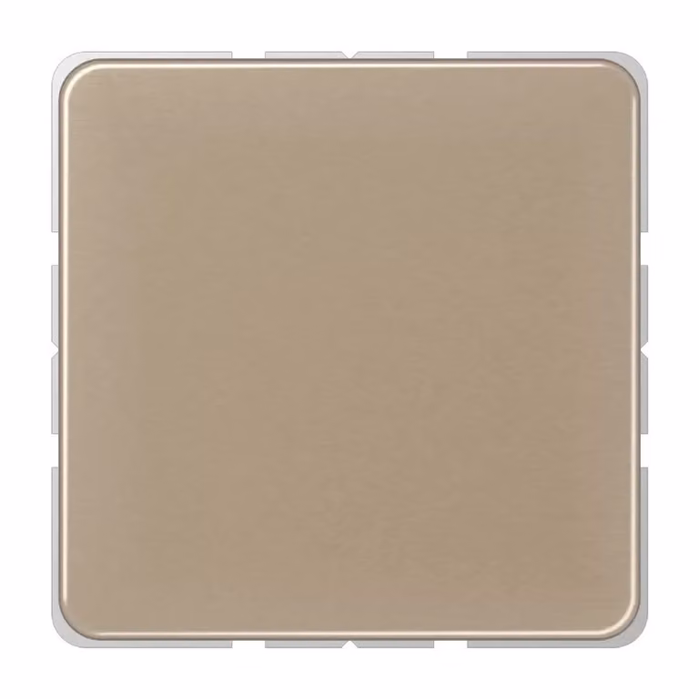 Copertura cieca in bronzo dorato con anello di supporto - Piastra di copertura per bronzo cieco CD 594-0 GB