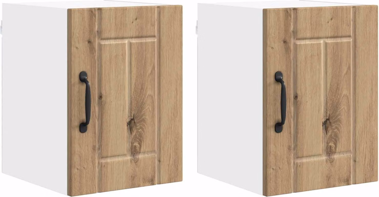 Armadietto a muro LUCCA 2 pcs Rovere Artigianale