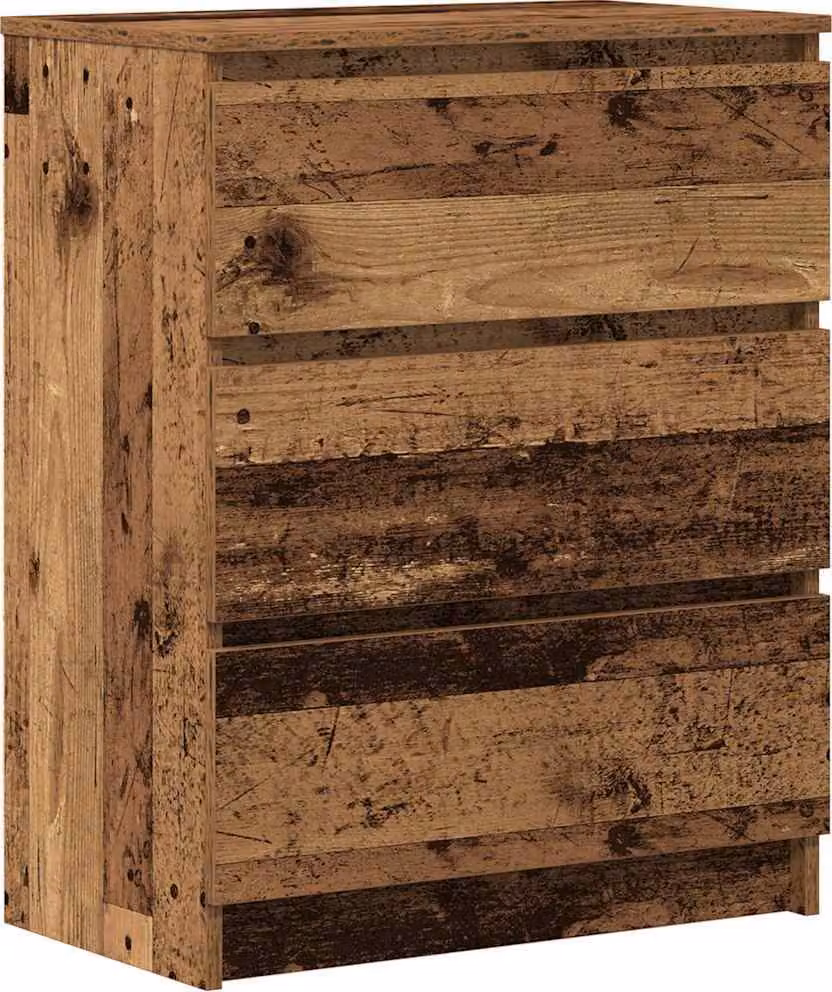Credenza Legno Antico 60x35x76 cm in Legno Multistrato