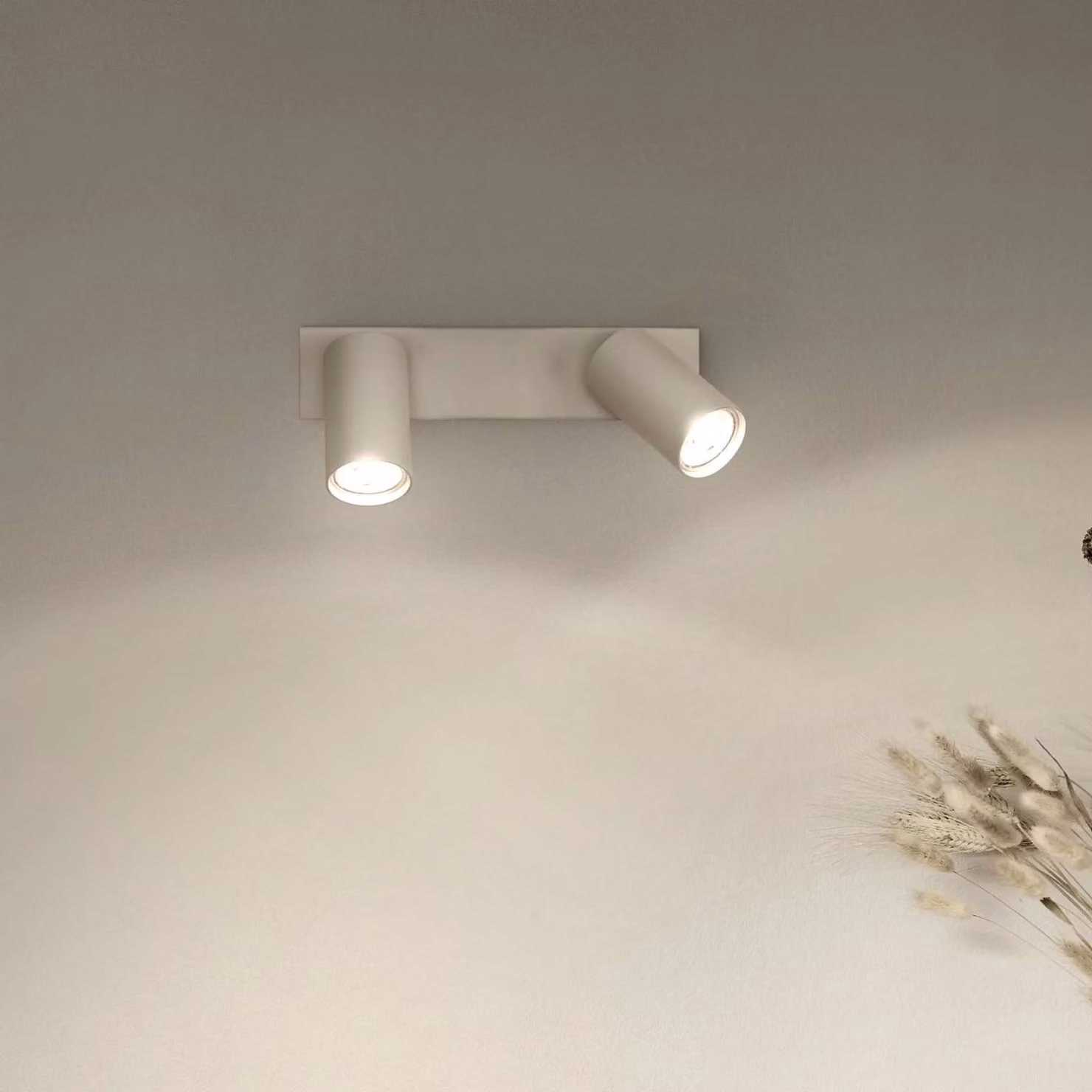 LEDVANCE Faretto Octagon, dimmerabile, a 2 luci, bianco dimmerabile, Bianco / Opale, Soggiorno / Sala da pranzo, Metallo, Moderno
