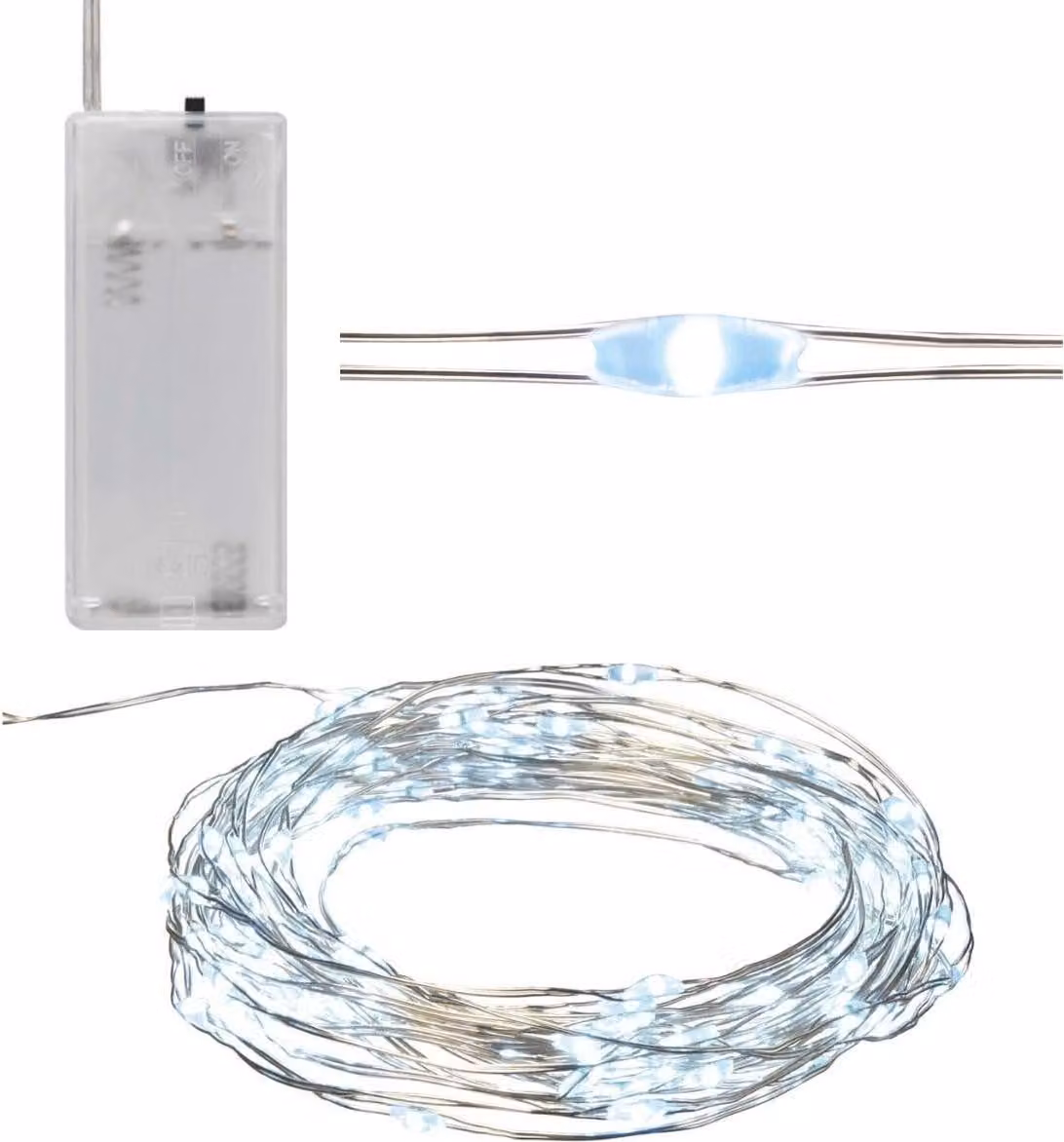 Filo per le luci 20Led Gocce fredde 20Led Garland Aa Batterie