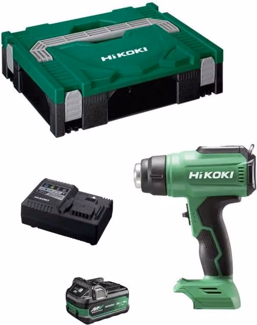 Pistola Termica HiKOKI RH18DAA1X Verde con Batteria Ricaricabile e Valigetta HSC I