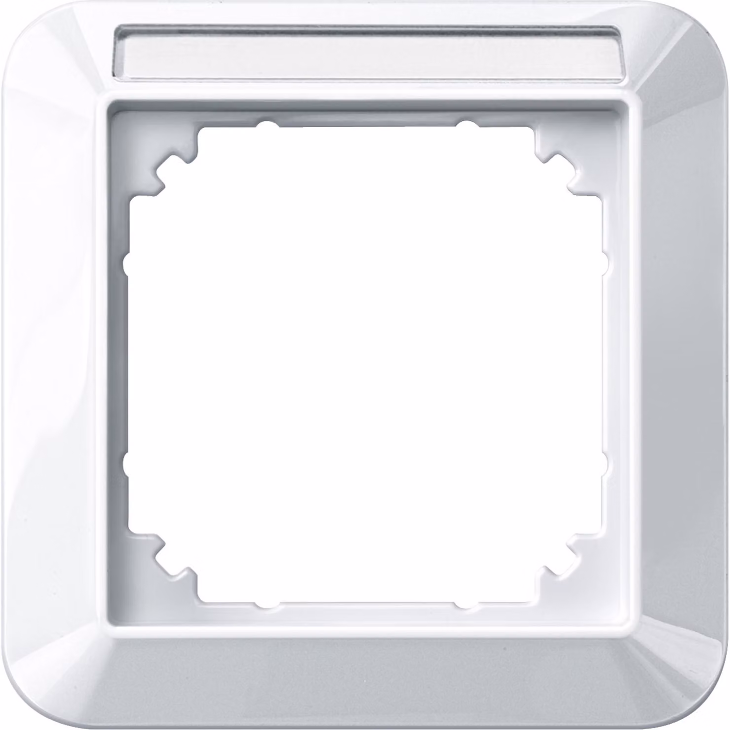 Telaio Merten 1f.pws/gl supporto etichettatura 387119