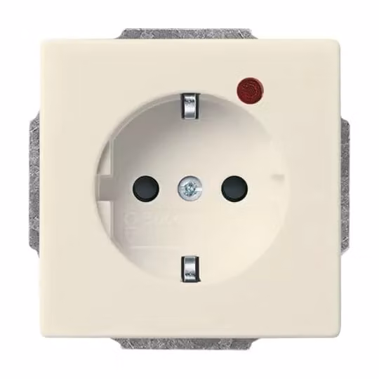 Busch-Jaeger 4011395078846, tipo F, 2P+E, color beige, 250 V, 16 A
