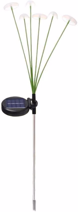 Illuminazione da giardino a energia solare, set di luci a fungo a LED, impermeabile, decorativa, illuminazione ideale per terrazze, piscine e vialetti.