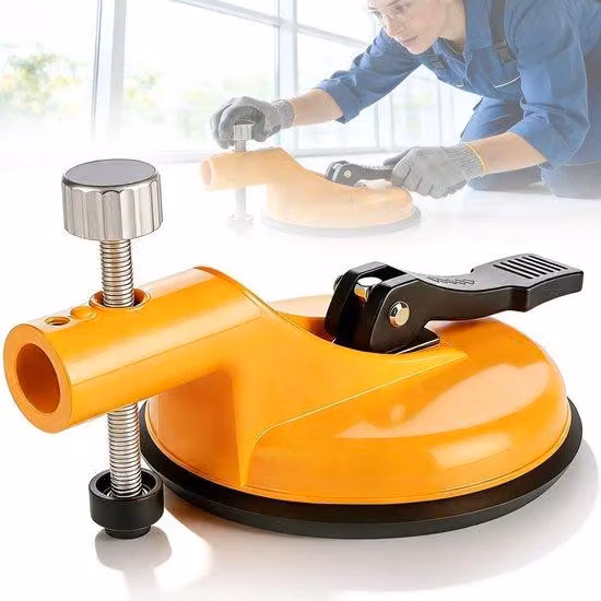 Kit di riparazione pavimenti ornamentali - Regolatore di altezza regolabile - Livellatore per piastrelle - Kit di riparazione pavimenti - Kit per riparare i bordi tra piastrelle e pavimento e per livellare i bordi - Arancione