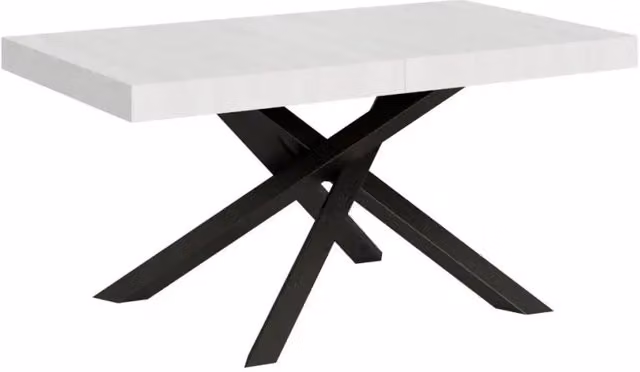 Tavolo allungabile Volantis Itamoby colore cashmere con gambe antracite L/P: 180-440 x 90 cm