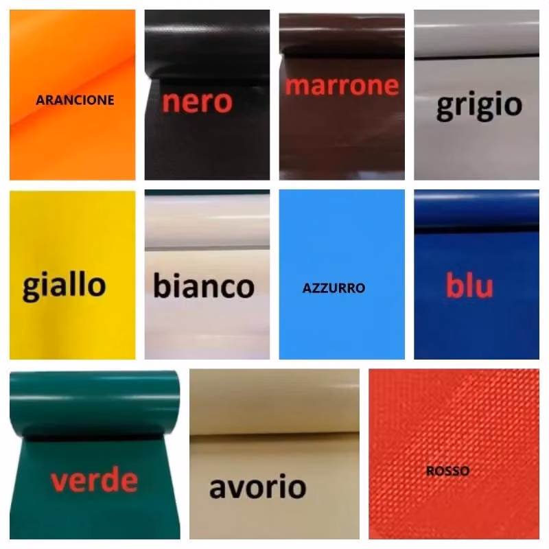 Telo in PVC Ignifugo Impermeabile Tendeevolution Beige 8x10m 650g/mq – 2