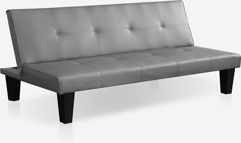 divano letto 2 posti ribaltabile click clac design moderno Pelle finta Neluba Lux