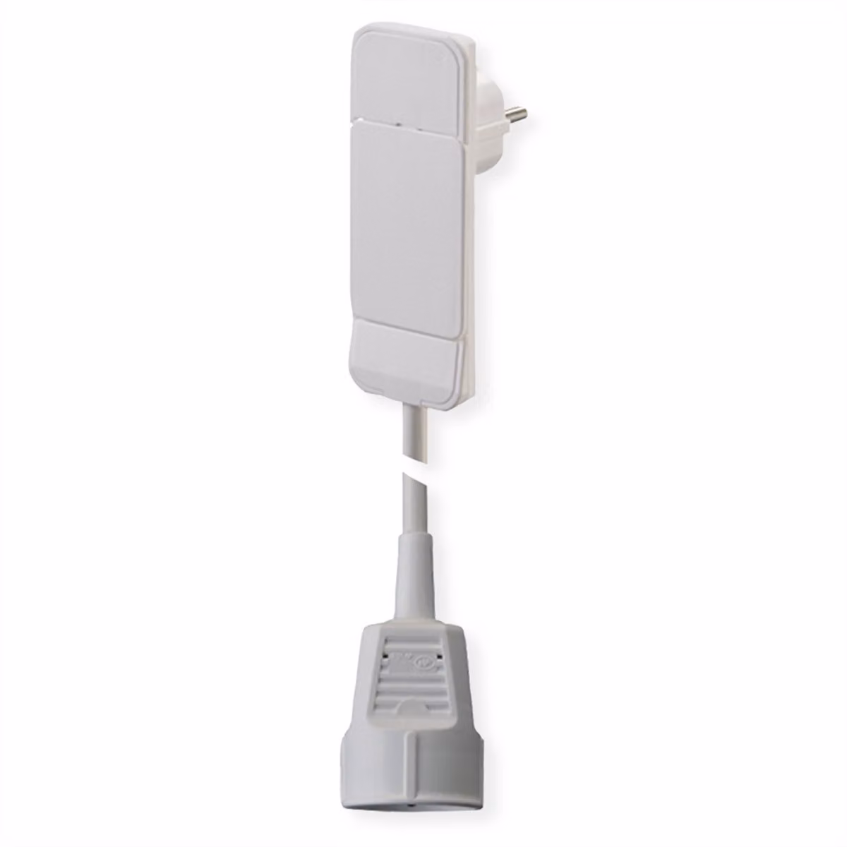 BACHMANN SmartPlug spina piatta 1x contatto di terra bianco, 3m