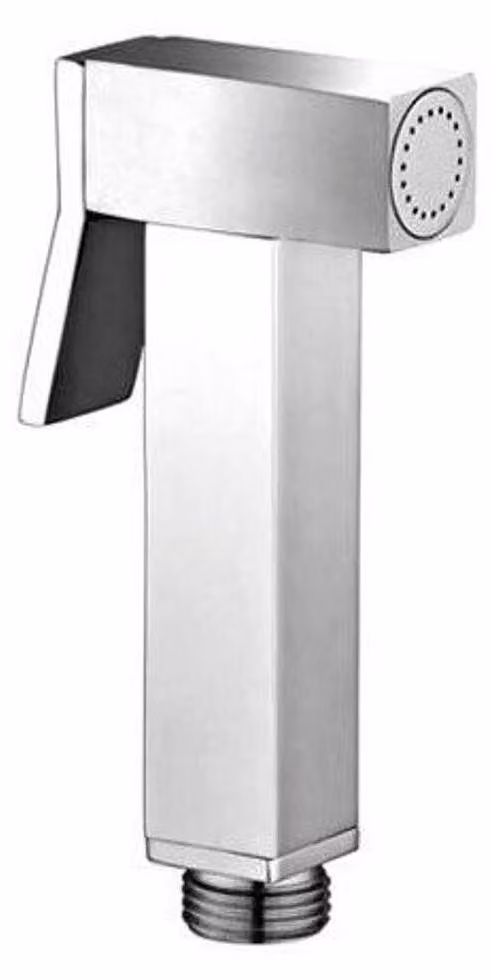 Doccetta per WC, angolare, cromo
