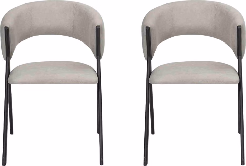 Esszimmer Luxus Designer Stil Modern 2x Stühle Polstersitz Einrichtung