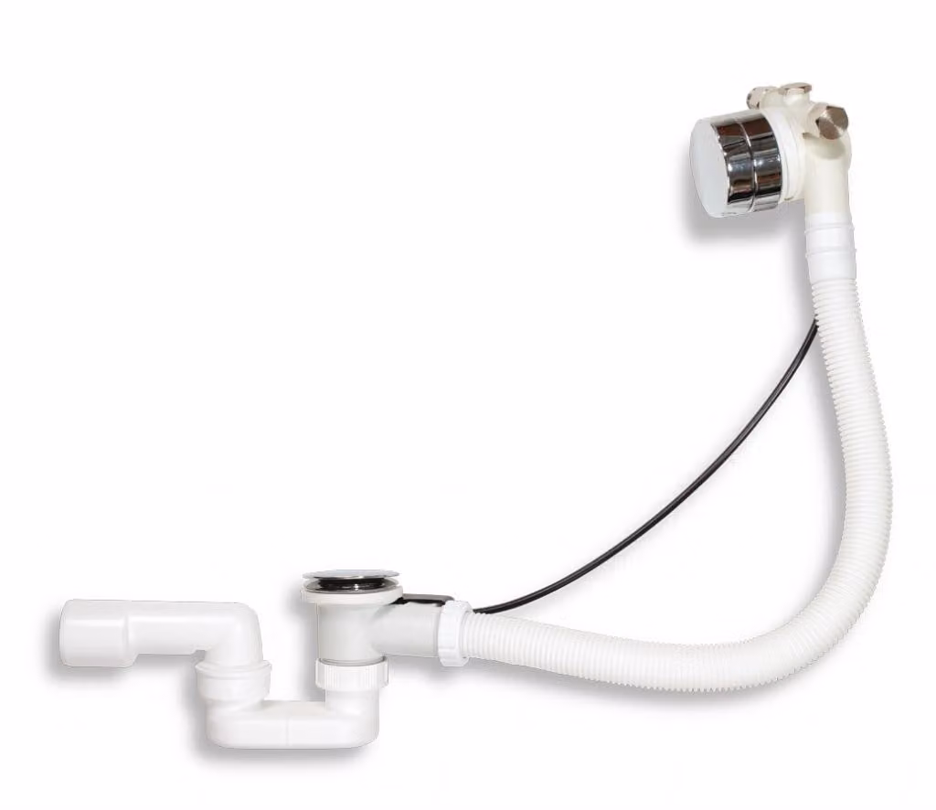Novaservis Accessori - Set di scarico e troppopieno per vasca da bagno con riempimento, cromato 488,0