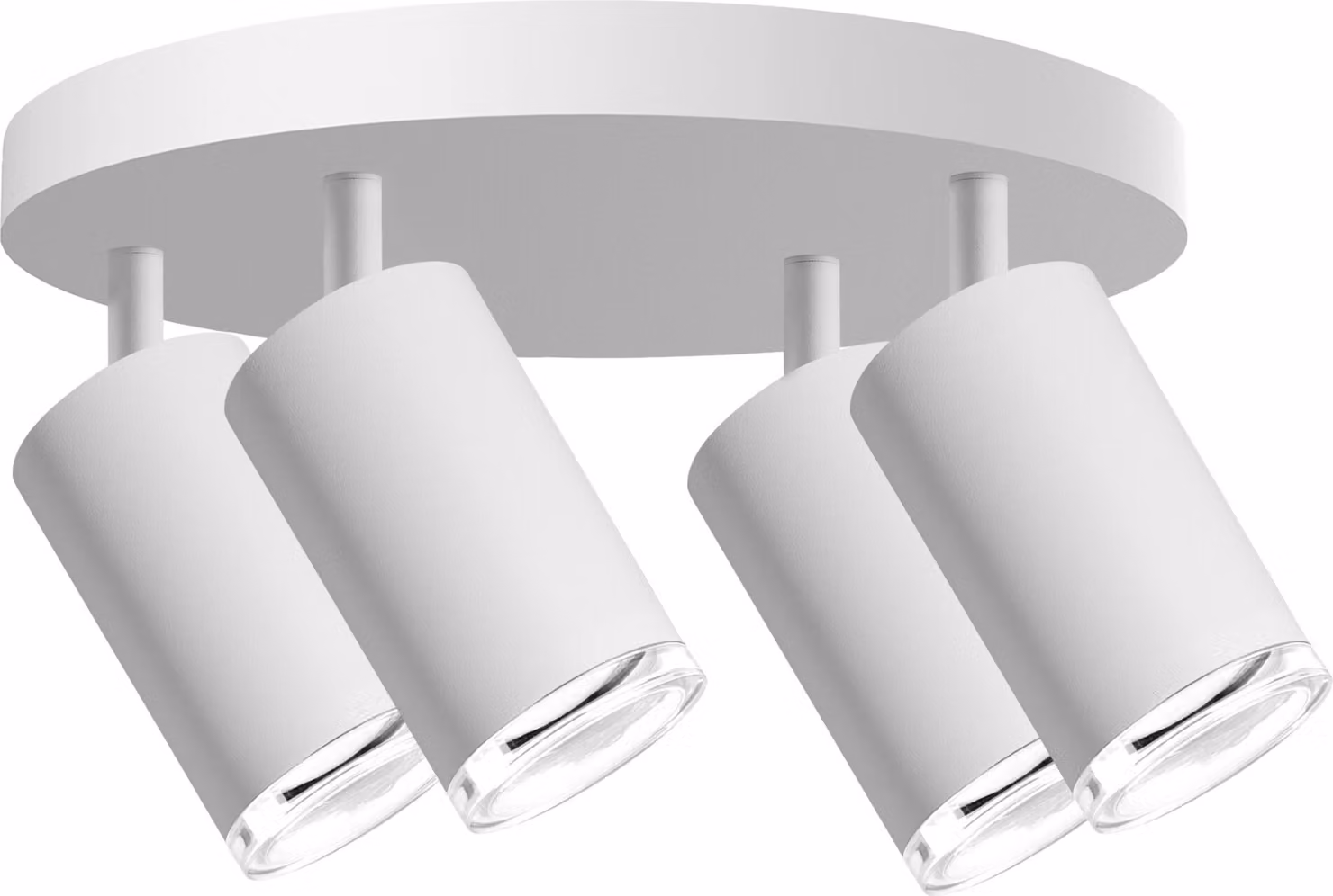 Lampada da soffitto TURYN bianca 4xGU10x10W in alluminio, dimensioni: 16,3x25x25 cm, IP44, Polux