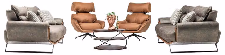 Sofa Set Wohnzimmergarnitur Garnitur Polstergruppe Couch Sofagarnitur 3+3+1+1