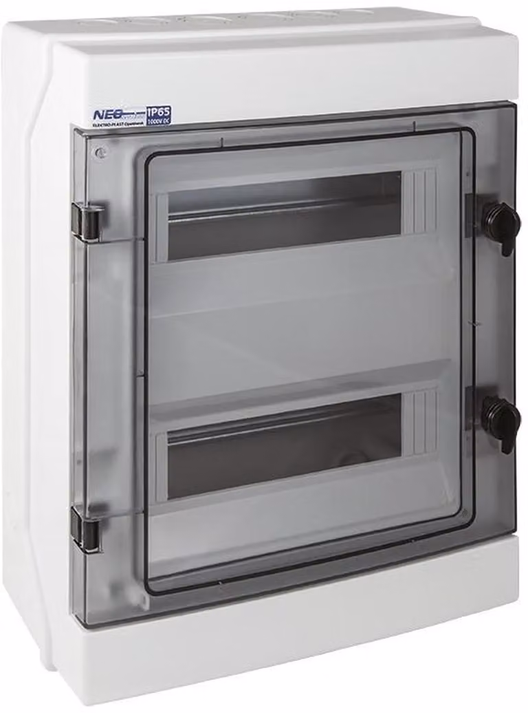 Scatola di distribuzione a prova di umidità Scatola di distribuzione scatola di fusibili 1000V RH-24 24 moduli IP65 AP VDE 36.24 E-P