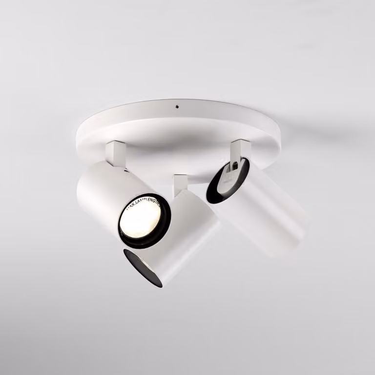 Astro Aqua Triple - Faretto rotondo a 3 luci Mattweiß IP44, GU10