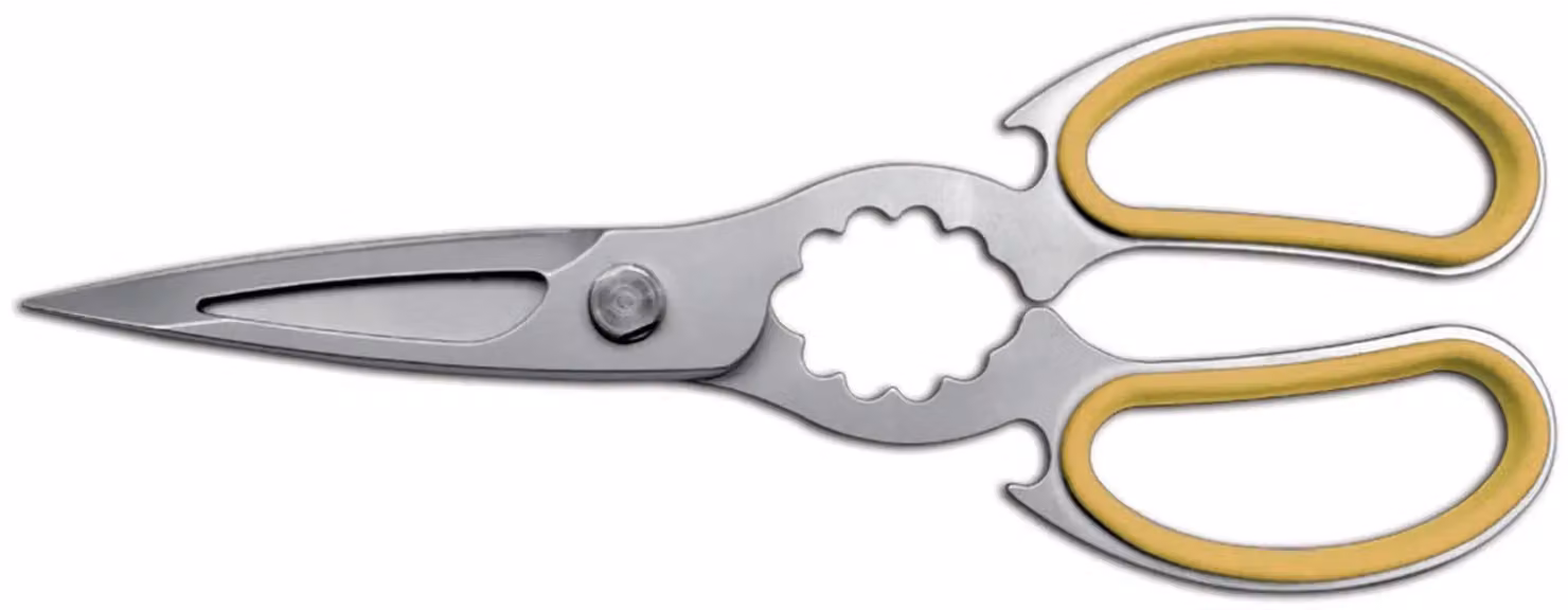 Forbici cucina, inox sabbiata cm 24 - gialla di Sanelli Ambrogio