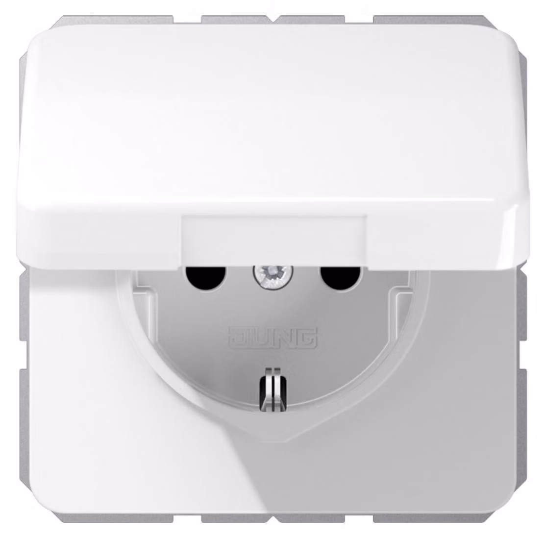 Presa Jung SCHUKO 16A 250V con coperchio a cerniera CD 1520 BFKIKL WW