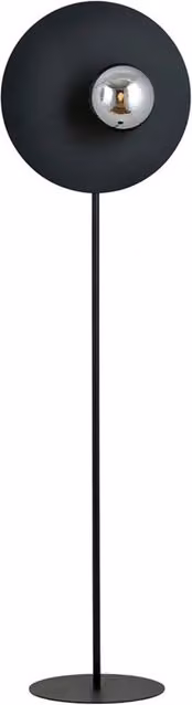 Piantana Minimal Ippolita Acciaio Nero Grigio 1 Luce E14 Ip20
